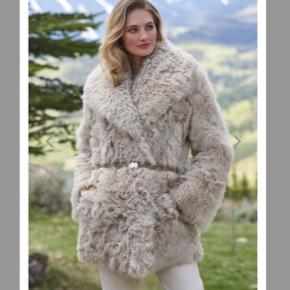 Shearling reversible coat by Gorsuch - Picture 4 of 5